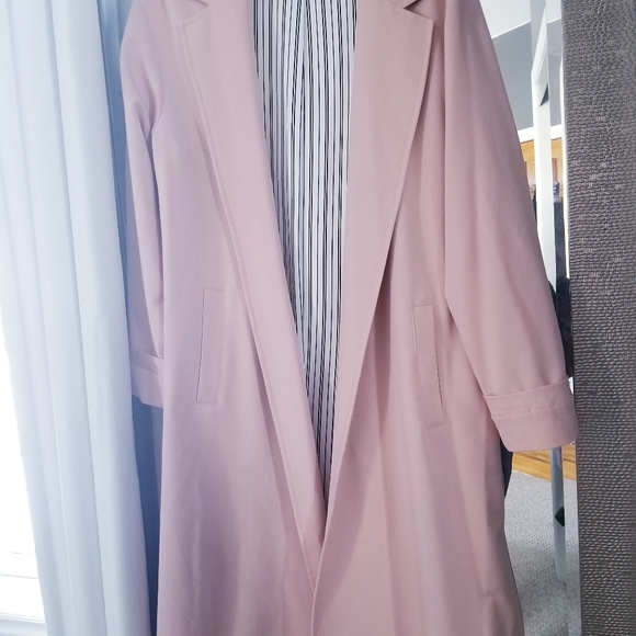 DR2 pink overcoat jacket trenchcoat - Picture 1 of 8